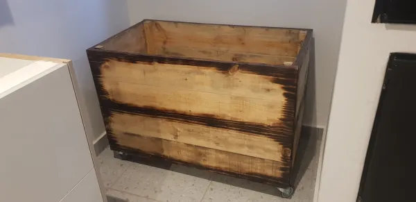 Custom firewood box